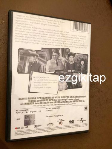 bülbülü öldürmek  dvd   (PC'de denenmiştir/izlenmiştir)  gregory peck mary badham philip alford john menga ruth white rosemary murphy (to kill a mockingbird)  harper lee
