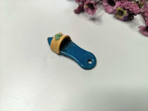 Eskilerden Ayakkabı Nazarlık - Nazar Boncuğu Kolye Ucu - Tasarım Ayakkabı - Terlik Dekor