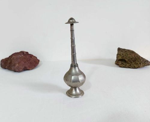 Antika Pirinç Gülebdan - Gül Suyu Şişesi - Kokuluk - Parfğm