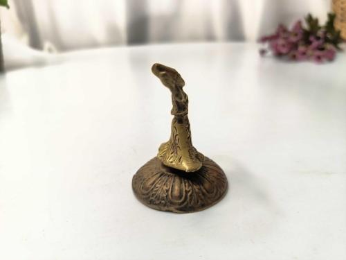 Antika Semazen Biblo - Mevlana Konya Biblo - Eski Pirinç Mini Derviş Semazen Biblo