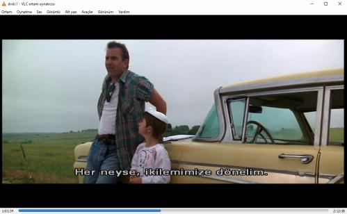 kusursuz dünya   dvd   (PC'de denenmiştir/izlenmiştir)   (a perfect world) kevin costner clint eastwood laura dern