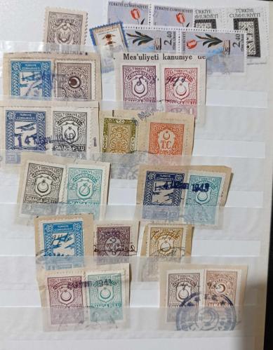 LOT.15 » Türkiye Resmi ve Damga pulları fragman lotu