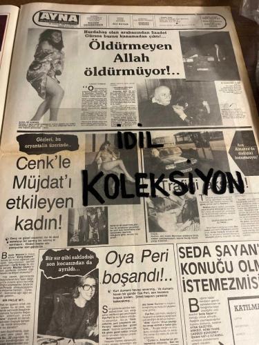 AYNA AKTÜELİTE VE MAGAZİN GAZETESİ - DOĞUM GÜNÜ HEDİYESİ (TURKİSH - NEWSPAPER) - 9 KASIM 1988 - SAYI : 40 - TAM TAKIM 8 SAYFADIR -Hülya Avşar-İbrahim Tatlıses-Seda Sayan-Yüksel Uzel-Zeki Müren-Perihan Altındağ-Selahattin Erköse-İsmail Şencalar-Fahrettin Aslan-Coşkun Sabah-Orhan Gencebay-Neşe Aksoy-Serpil Benay-Vitali Hakko-Ketty Hakko-Vasfi Rıza Zobu-Cem Hakko-Betina Hakko-Tülin Özkan-Kadir Hattat-Erdoğan Demirören-Tülin Demirören-Metin Boysan-Bülent Ersoy-Adnan Hattat-Osman Hattat-Seza Hattat-Emin Hattat-Tamer Özkan-İsmet Özkan-Sevil Özkan-Atilla Uras-Michael Gilfons-Ümran Uras-Neil Brisson-Meg Brisson-Ayşenur Ayman Dargo-Orhan Nilgün Ertahan-Aysan Arcakalı-Belkıs Duru-Deniz Balkoç-Nilgün Esinli-Sibel Turnagöl-Oya Aydoğan-Nükhet Duru-Aytaç Arman-Ahu Tuğba-Tarık Akan-Suna Yıldızoğlu-Zeki Alasya-Yeliz