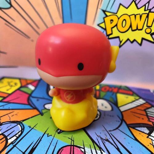 vintage Dc Comics The Flash orijinal figür ''tekerlekli''9 cm