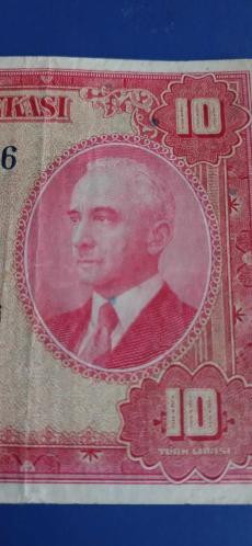 1 tertip 10 lira