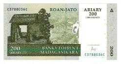 Madagaskar 200 Ariary 2004 Çil