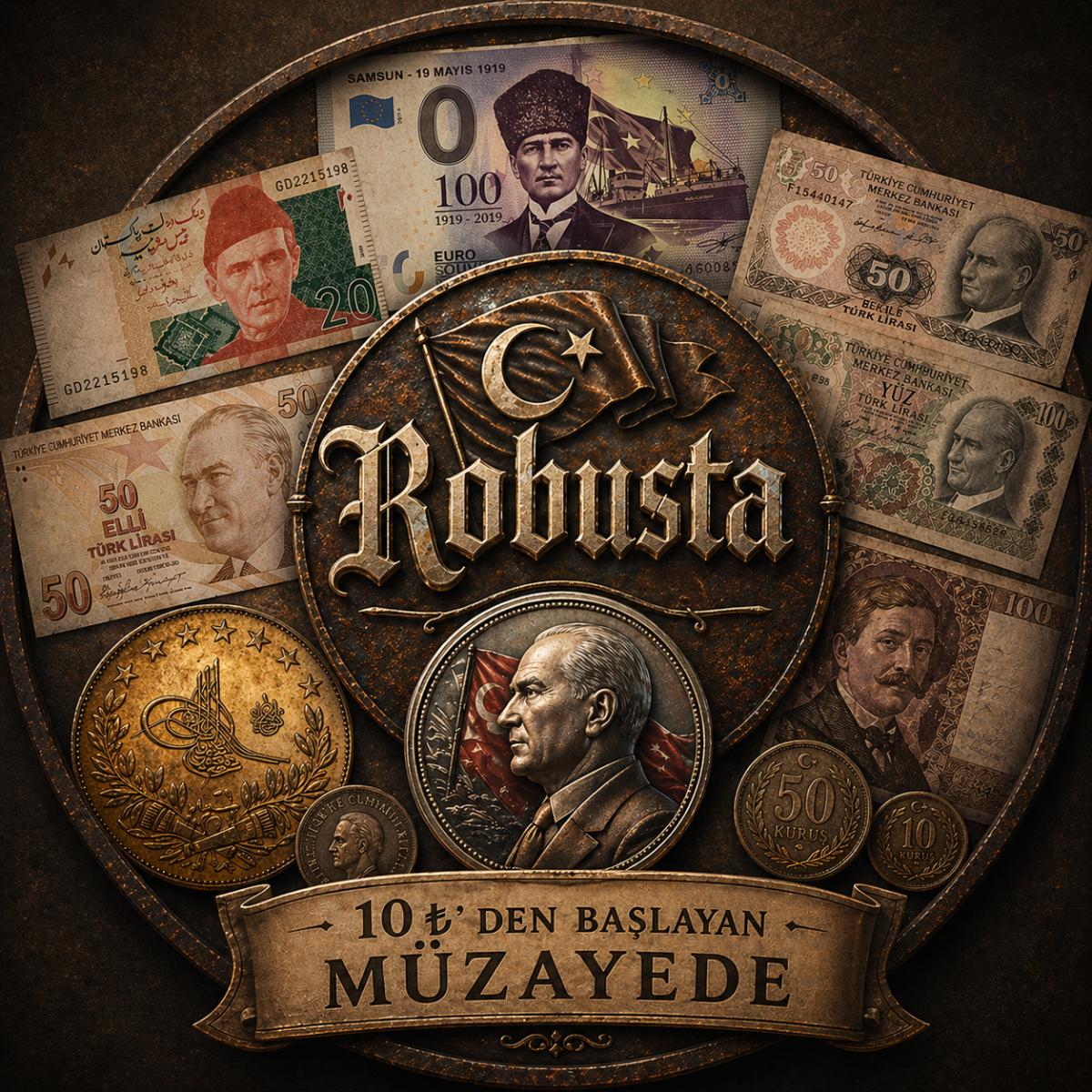 10₺ Başlangıç Numismatik Müzayede