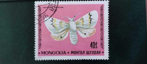 1977 YILI MOĞOLİSTAN KELEBEKLER DAMGALI  ŞARNİYERSİZ