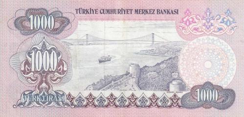 6. EMİSYO E 17 SERİSİ 1000 LİRA / ÇOK ÇOK TEMİZ (+) KONDİSYON