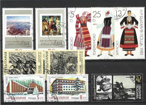 Bulgaristan 1 kartela Tematik Pul - 6