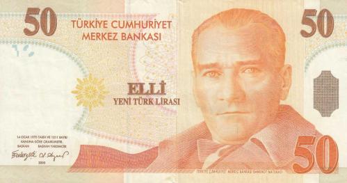 8. EMİSYO B 89 SERİSİ 50 YTL  / ÇOK ÇOK TEMİZ KONDİSYON