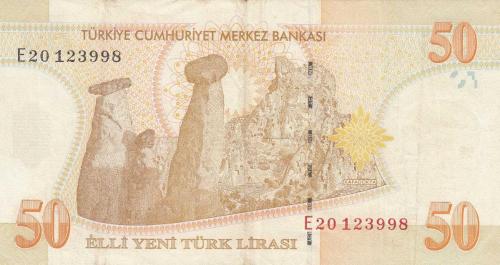 8. EMİSYO E 20 SERİSİ 50 YTL  / ÇOK ÇOK TEMİZ KONDİSYON