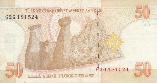 8. EMİSYO G 26 SERİSİ 50 YTL  / ÇOK TEMİZ (+) KONDİSYON