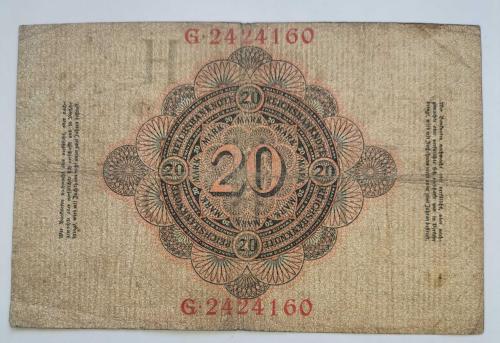 ALMANYA  1910  20  MARK