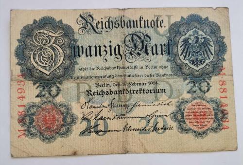 ALMANYA  1910  20  MARK