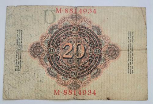 ALMANYA  1910  20  MARK