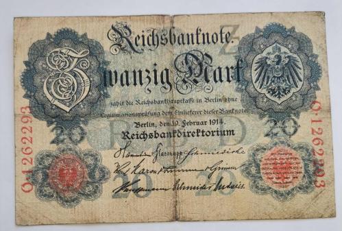 ALMANYA  1910  20  MARK