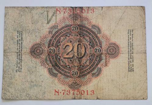 ALMANYA  1910  20  MARK