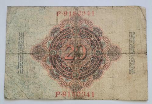 ALMANYA  1910  20  MARK