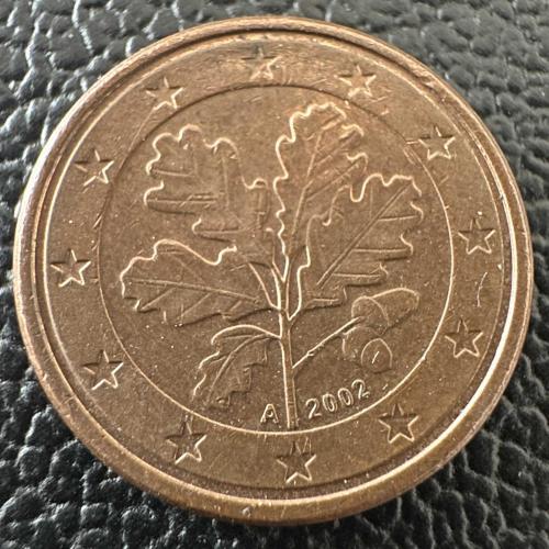 Almanya 1 Euro Cent 2002 A