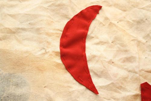 EL DİKİMİ  HİLAL-İ AHMER SANCAK  ARKASI MÜHÜRLÜ KOLLEKSİYON  NADİR KOLEKSİYONLUK