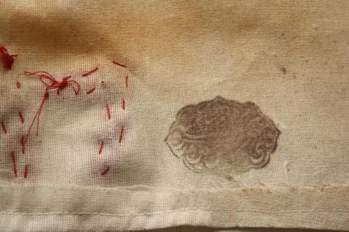 EL DİKİMİ  HİLAL-İ AHMER SANCAK  ARKASI MÜHÜRLÜ KOLLEKSİYON  NADİR KOLEKSİYONLUK