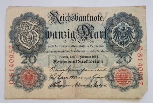 ALMANYA  1910  20  MARK