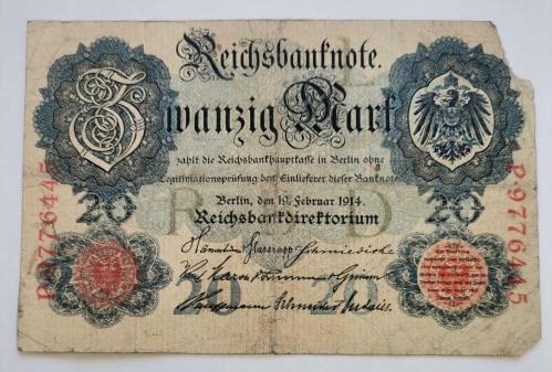 ALMANYA  1910  20  MARK