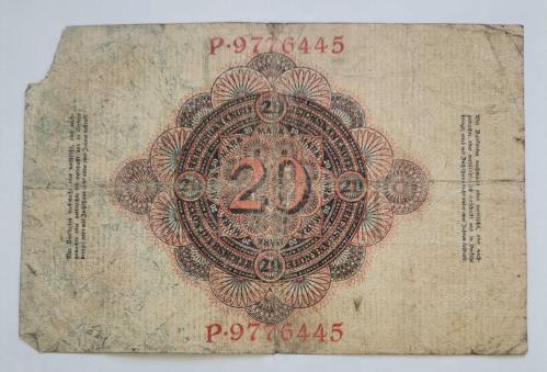 ALMANYA  1910  20  MARK