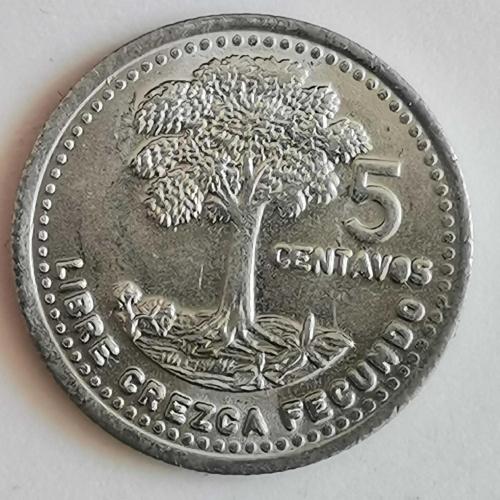 GUATEMALA  1994   5 CENTAVOS