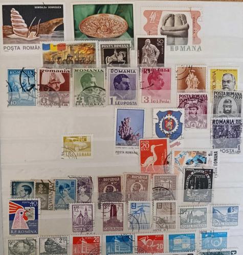 LOT.18 » Romanya _ damgalı pullar lotu