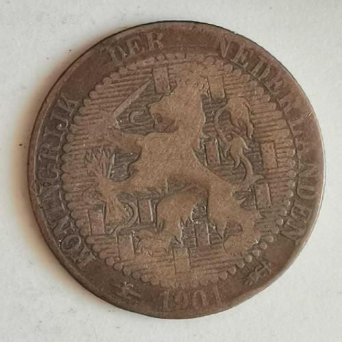 HOLLANDA  1901   1 CENT  KONINGRIJK DER NEDERLANDEN