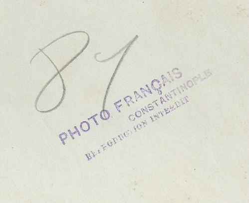PHOTO FRANCAIS - CONSTANTINOPLE / NADİR ANKARA FOTOKARTI...