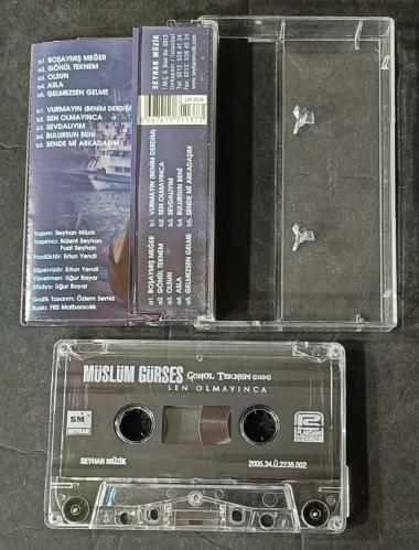 MÜSLÜM GÜRSES * GÖNÜL TEKNEM (2006) / SEN OLMAYINCA * KASET