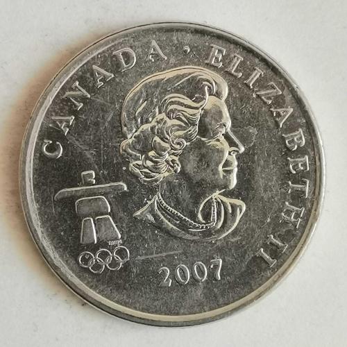 KANADA  2007   25  CENT  HATIRA   XXI Kış Olimpiyat Oyunları, Vancouver 2010 - Biatlon