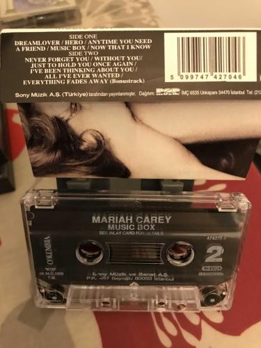 Mariah Carey Music Box Kaset (Orjnal Dönem Baskı Kaset)