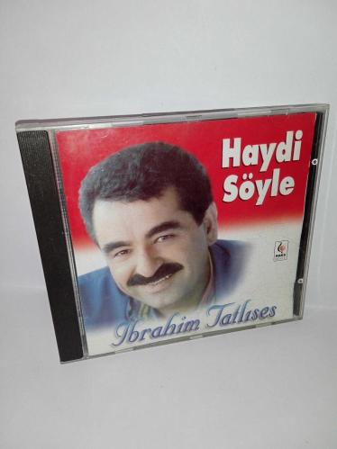 Cd İbrahim Tatlıses haydi söyle albümü. Orijinal. kırmızı bandrollü dönem baskı albüm. Dinlemeyi etkilemeyen çizikler var sorunsuz çalışıyor
