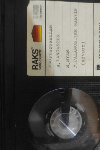 Profesyoneller ve Kiralık Silahşör VDL baskı Betamax Kasetler 2 Western Film