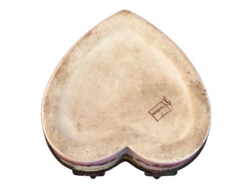 fransız el boyama mineli porselen bonboniyer - 8 cm 8 cm 4 cm