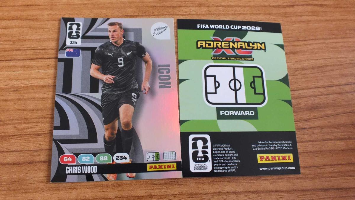 2026 Panini FIFA World Cup Chris Wood New Zealand SPECIAL 1 / Icon