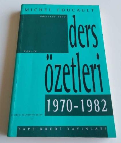 Ders Özetleri 1970-1983