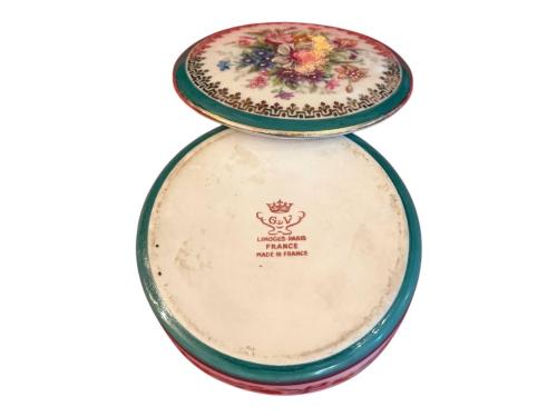 limoges el boyama porselen bonboniyer - 9 cm 4 cm