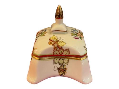 herend el boyama porselen bonboniyer - 7 cm 7 cm 8,5 cm