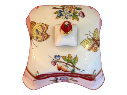 herend el boyama porselen bonboniyer - 7 cm 7 cm 8,5 cm