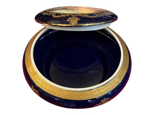 limoges el boyama büyük boy porselen bonboniyer - 17 cm 6,5 cm