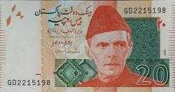 Pakistan 20 Rupi 2015 ÇA