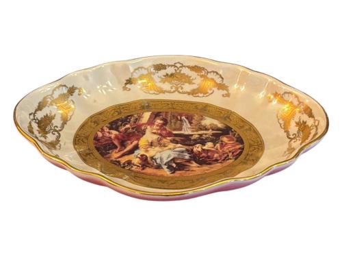 limoges porselen dekor tabağı tabak - 24,5 cm 18 cm 4 cm ölçülerinde