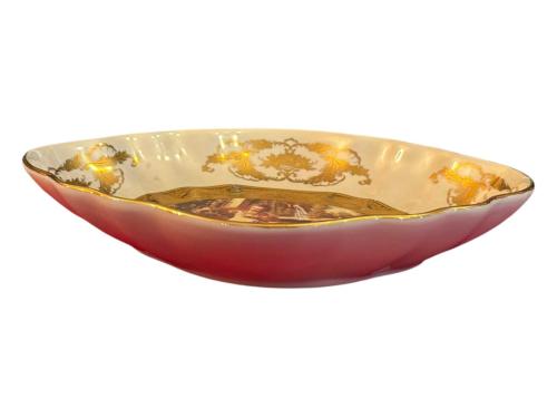 limoges porselen dekor tabağı tabak - 24,5 cm 18 cm 4 cm ölçülerinde