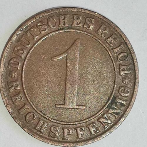 ALMANYA  1936 G      1  PFENNIG