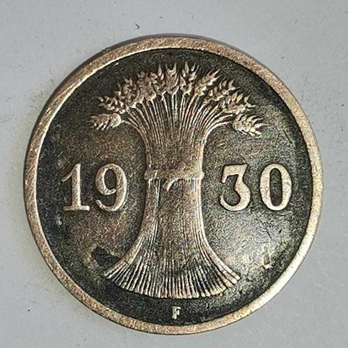ALMANYA  1930 F     1  PFENNIG